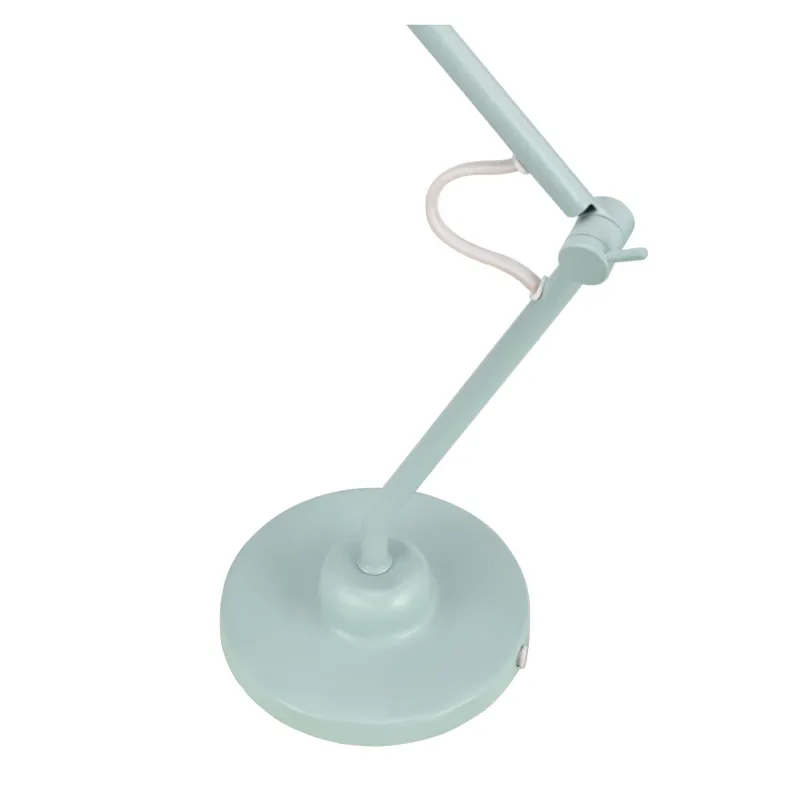 Lampe à poser True Buddy max25W E14 Vert satiné 230V Métal