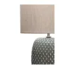 Lampe à poser Pretty Classy max60W E27 Gris foncé/Beige 230V Céramique