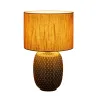 Lampe à poser Pretty Classy max60W E27 Gris foncé/Beige 230V Céramique