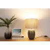 Lampe à poser Pretty Classy max60W E27 Gris foncé/Beige 230V Céramique