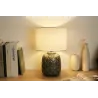 Lampe à poser Glowing Bloom max40W E14 Gris/Blanc 230V céramique