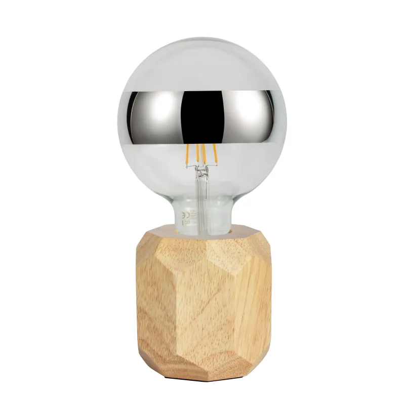Lampe à poser Woody Sparkle max25W E27 Bois 230V