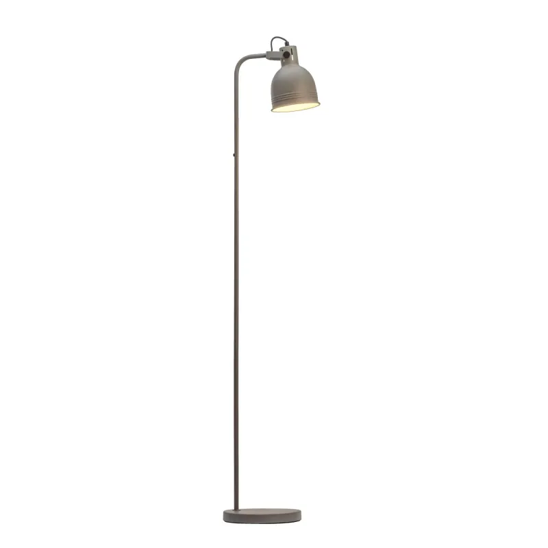 Lampadaire Grand Leisure max25W E27 Gris 230V Métal