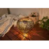 Lanterne solaire Sunshine Miracle ext Argent métal