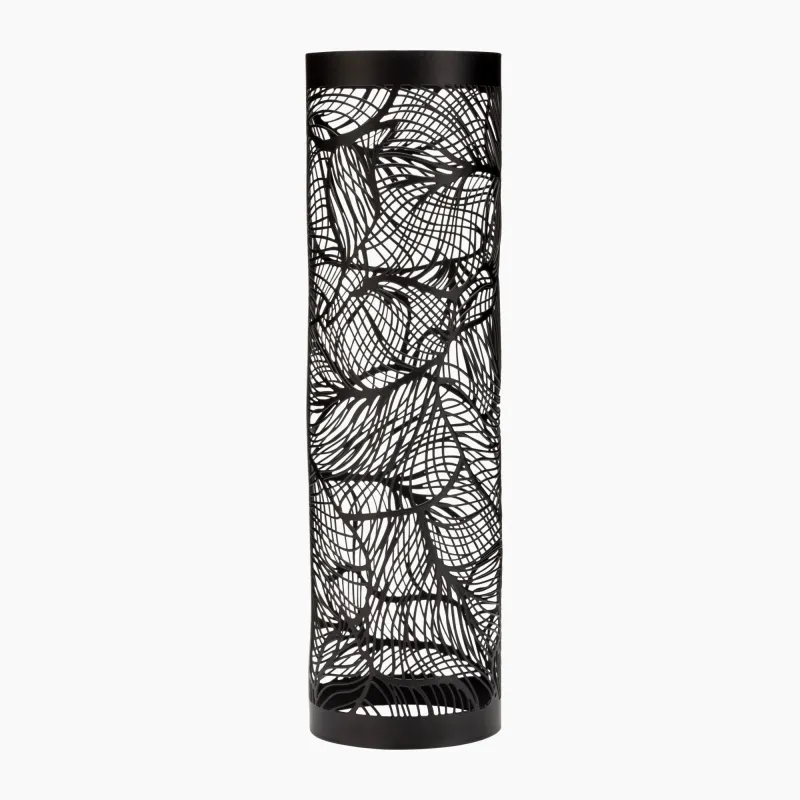 Piquet solaire Sunshine Gloss extérieur Noir métal Kit de 2