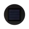 Piquet solaire Sunshine Gloss extérieur Noir métal Kit de 2
