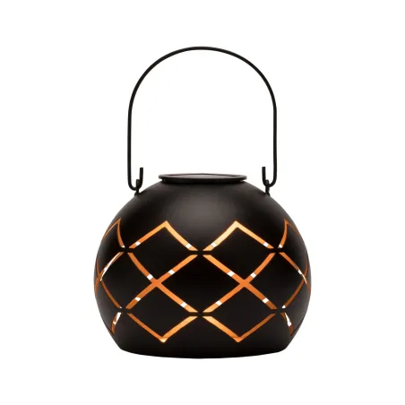 Lanterne solaire Sunshine Cheer ext Noir/Doré métal