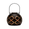 Lanterne solaire Sunshine Cheer ext Noir/Doré métal