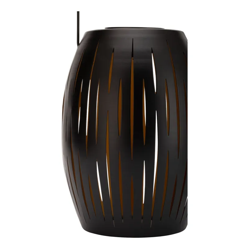 Lanterne solaire Sunshine Joy ext Noir/Doré métal