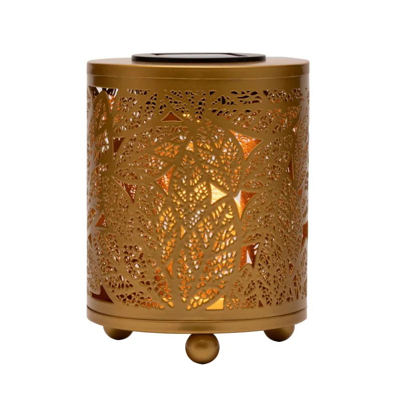 Lanterne solaire Sunshine Romance ext Doré métal