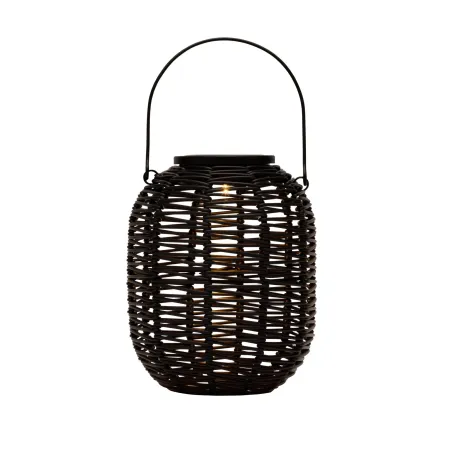 Lanterne solaire Sunshine Treasure ext Rotin synthétique Noir