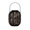 Lanterne solaire Sunshine Treasure ext Rotin synthétique Noir