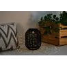 Lanterne solaire Sunshine Treasure ext Rotin synthétique Noir