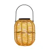 Lanterne solaire Sunshine Treasure ext Beige rotin synthétique