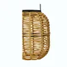 Lanterne solaire Sunshine Treasure ext Beige rotin synthétique