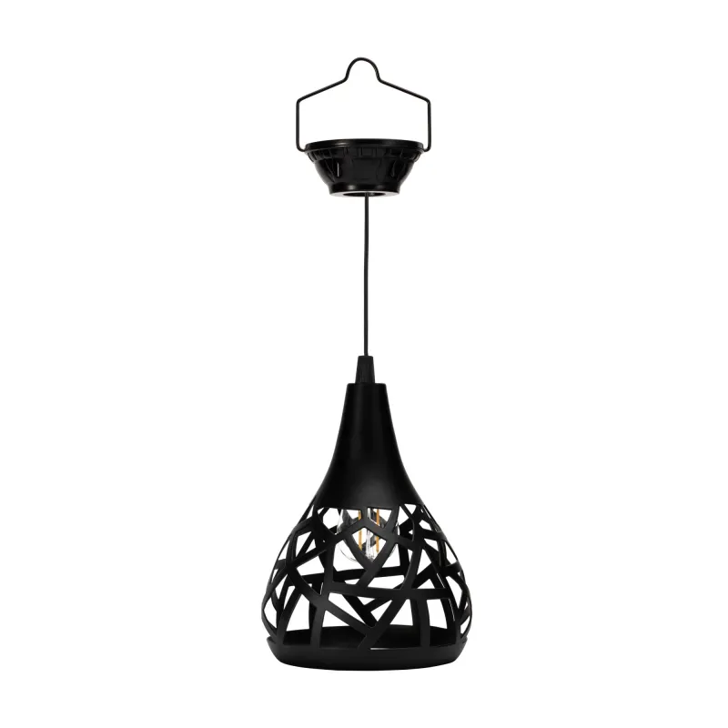 Suspension solaire Sunshine Magic ext Noir métal