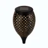 Piquet solaire Sunshine Buddy extérieur Noir/Doré métal