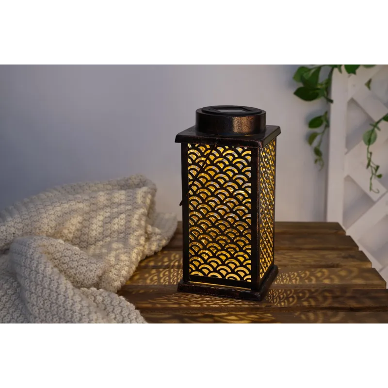 Lanterne solaire Sunshine Stunner ext Bronze/Doré Métal