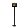 Lampadaire solaire Sunshine Elegance Rotin synthétique extérieur Noir
