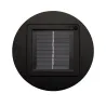 Lampadaire solaire Sunshine Elegance Rotin synthétique extérieur Noir