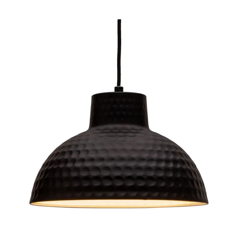 Suspension Glooming Beauty max20W E27 Noir 230V Métal