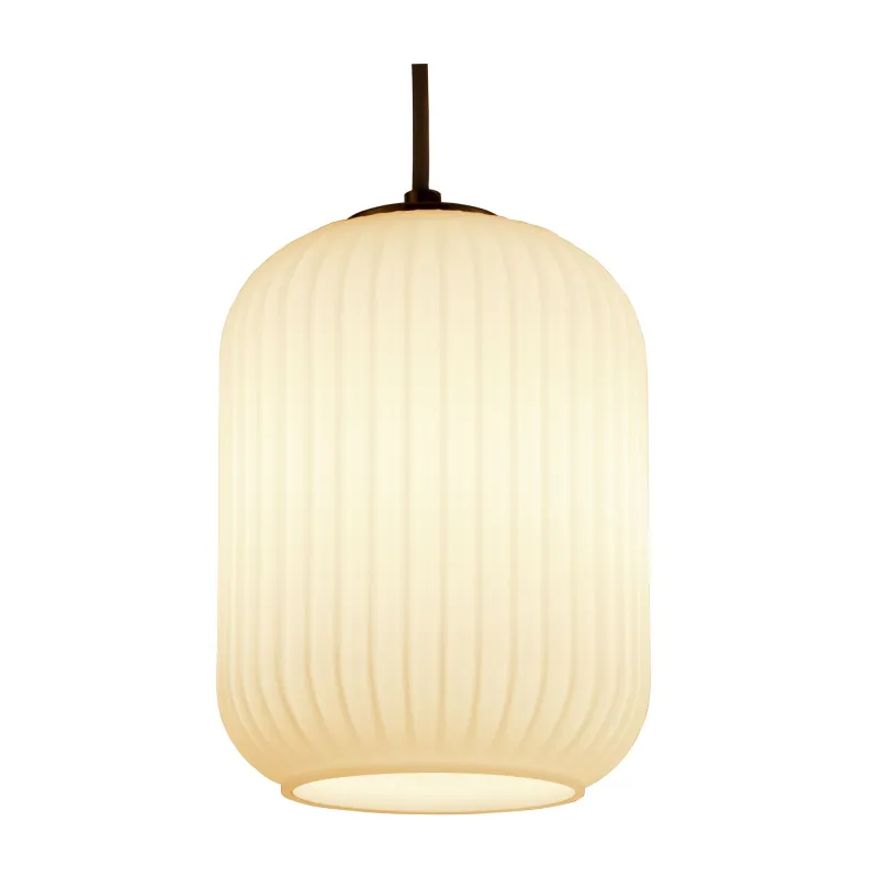 Suspension Noble Purity max20W E27 Blanc/Champagne 230V Verre/Métal