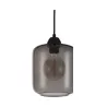 Suspension Magic Glamour max20W E27 Verre fumé/Noir 230V Verre/Métal