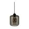Suspension Magic Glamour max20W E27 Verre fumé/Noir 230V Verre/Métal