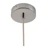 Suspension Noble Brilliance max20W E27 Clair/Chrom 230V Verre/Métal