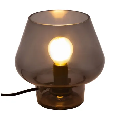 Lampe à poser Crystal Gleam max20W E14 Verre fumé 230V Verre