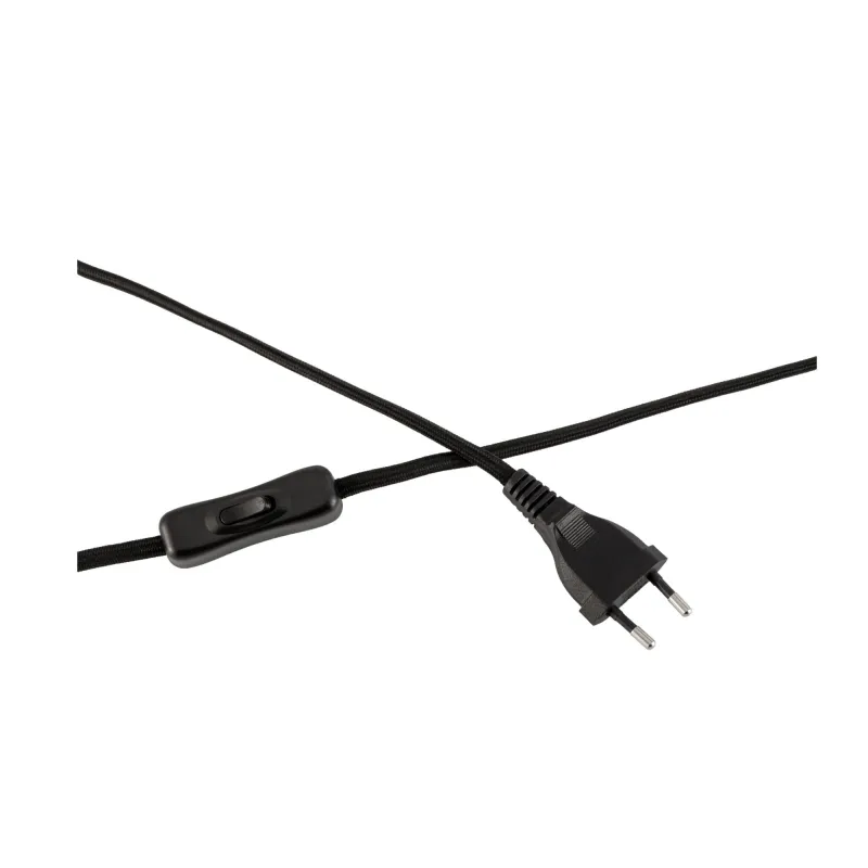 Lampe à poser Gleaming Smoke max20W E27 Verre/Verre fumé/Noir 230V