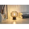 Lampe à poser Gleaming Smoke max20W E27 Verre/Verre fumé/Noir 230V