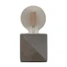 Lampe à poser Silver Jewel max20W E27 Argent 230V béton