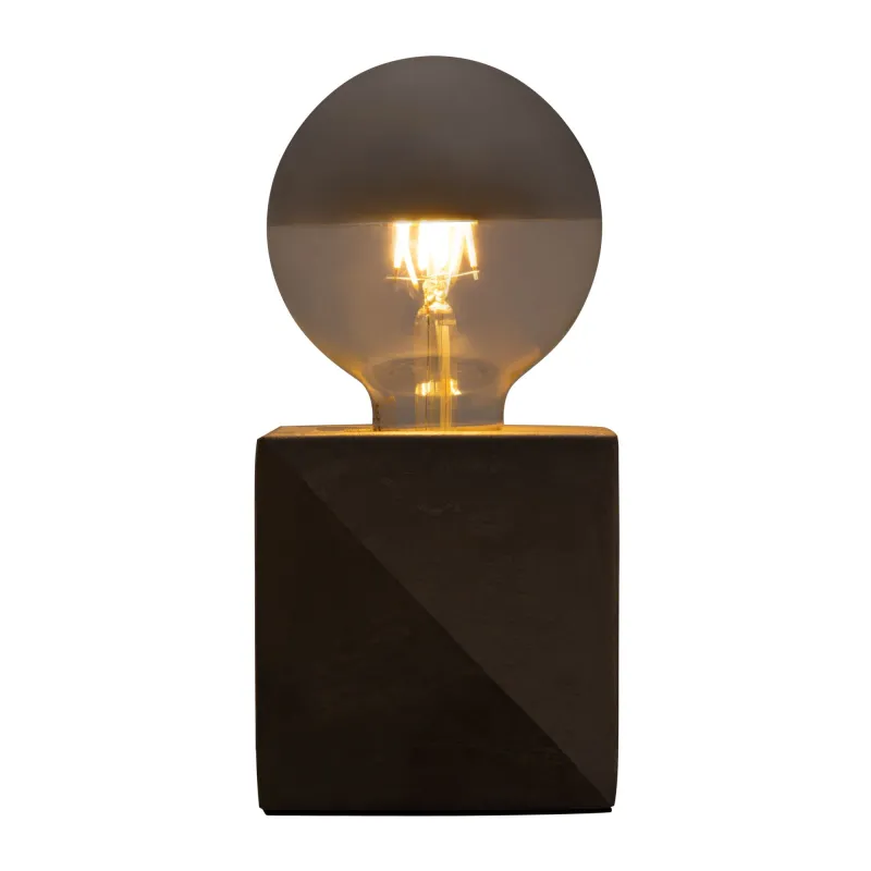 Lampe à poser Silver Jewel max20W E27 Argent 230V béton