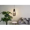 Suspension Timber Love max20W E27 Noir 230V Rotin/Métal