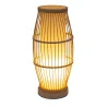 Lampe à poser Woody Passion max20W E27 Beige 230V bambou/plastique