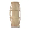 Lampe à poser Woody Passion max20W E27 Beige 230V bambou/plastique