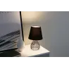 Lampe à poser Black Brilliance max20W E27 Noir 230V Tissu/Métal