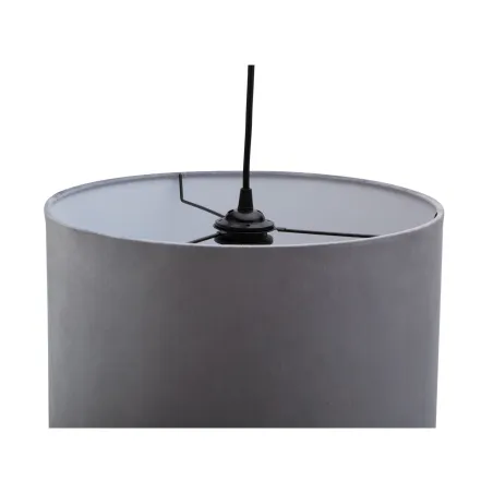 Suspension Noble Reverie max20W E27 Gris/Noir 230V Velours/Métal