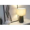 Lampe à poser Classy Delight max20W E27 Beige/Gris 230V tissu/céramique