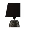 Lampe à poser Midnight Dream max20W E27 Noir/Gris 230 V Tissu/Keramik