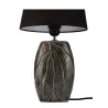 Lampe à poser Midnight Dream max20W E27 Noir/Gris 230 V Tissu/Keramik