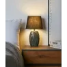 Lampe à poser Midnight Dream max20W E27 Noir/Gris 230 V Tissu/Keramik