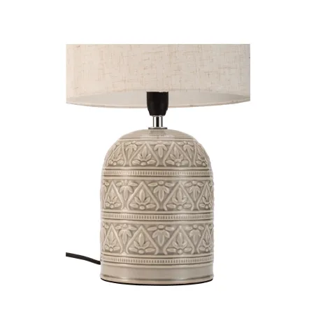 Lampe à poser Tender Pearl max20W E14 Beige 230V tissu/céramique