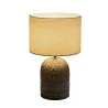 Lampe à poser Tender Pearl max20W E14 Beige 230V tissu/céramique