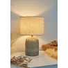 Lampe à poser Tender Pearl max20W E14 Beige 230V tissu/céramique