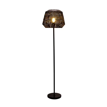 Lampadaire Timber Pearl max20W E27 Noir 230V papier tressé/métal