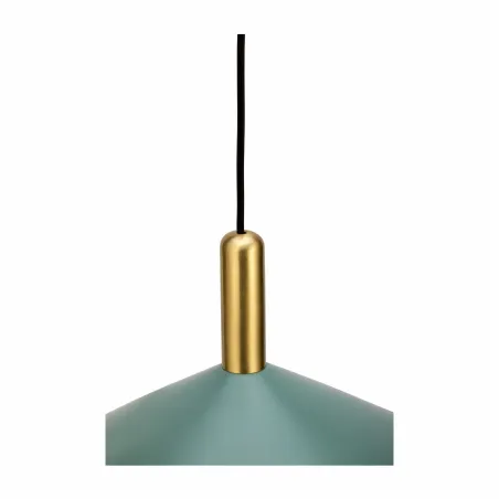 Suspension Fancy Delight max20W G9 Vert satiné/Doré 230V Métal