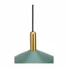 Suspension Fancy Delight max20W G9 Vert satiné/Doré 230V Métal