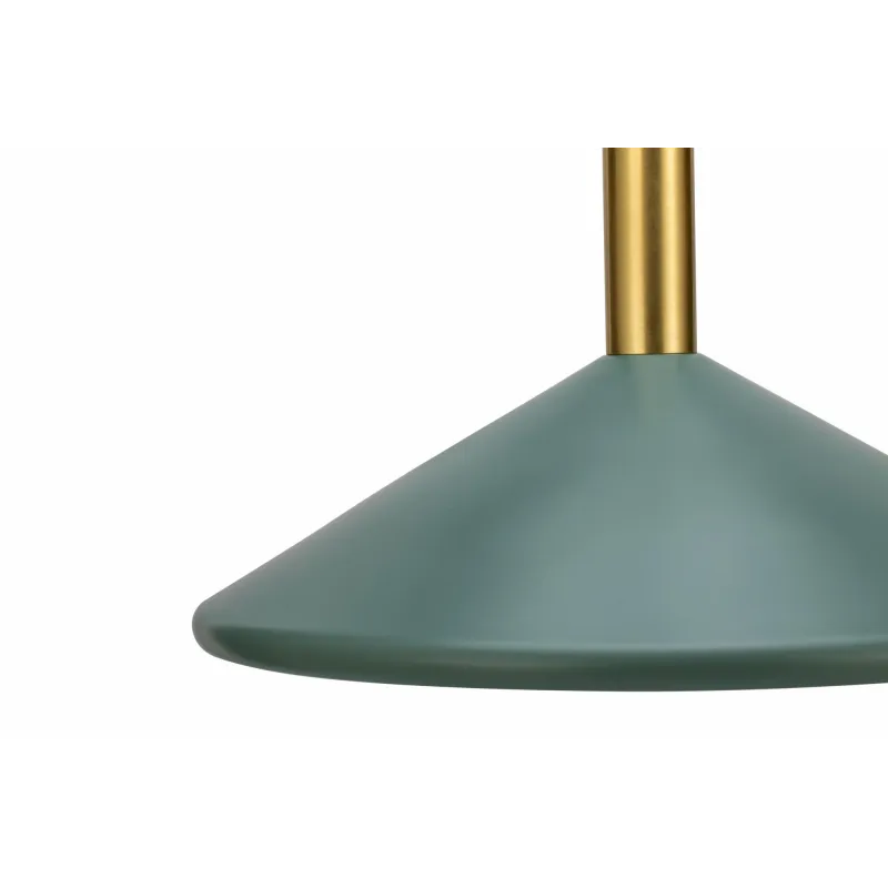 Suspension Fancy Delight max20W G9 Vert satiné/Doré 230V Métal